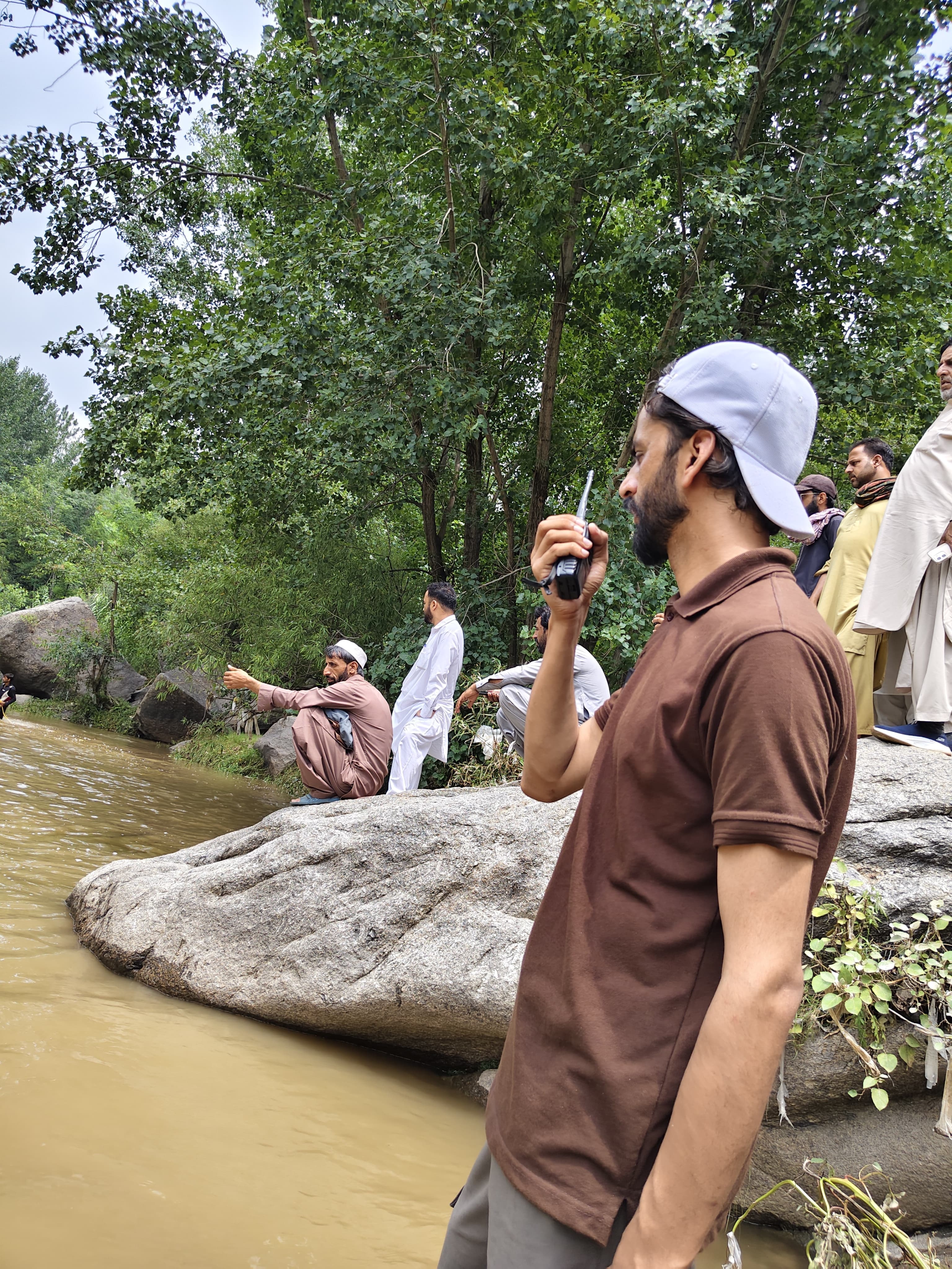 The search continued for days across the flood-hit stretch of the river.